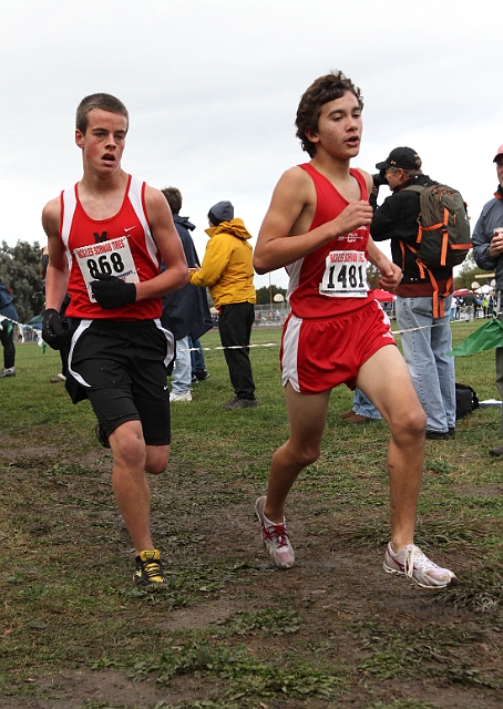 2010NCSXC BD5-1014.JPG - 2010 North Coast Section Cross Country Championships, Hayward High School, Hayward, California